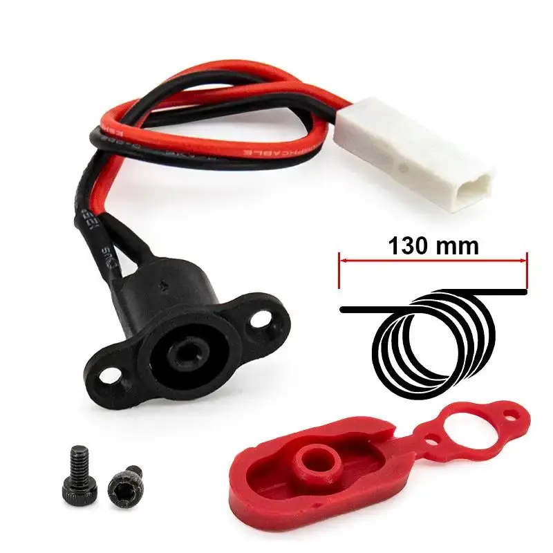 Livrare rapidă Mufa Port de încărcare 8 mm cu capac din silicon pentru trotitneta electrica Xiaomi M365 și Pro