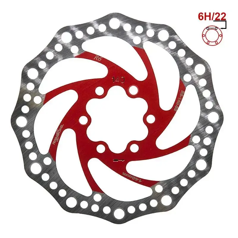 Cel mai vândut Disc de frana trotineta electrica R6.1 140 mm rosu