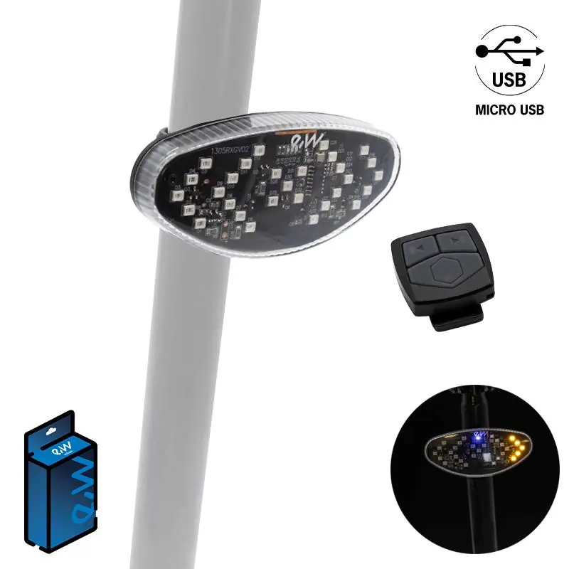 Reducere Sistem semnlizari si stop trotineta si bicicleta electrica  reîncărcabil cu bluetooth EWI001