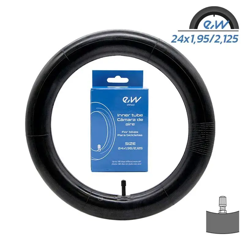 Livrare gratuită Camera de aer trotineta electrica 24×1,95/2,125 Ewheel – valvă dreapta