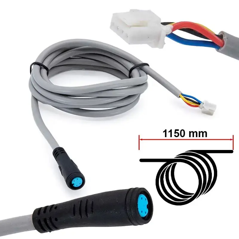 Cablu de alimentare impermeabil de 8 mm pentru Display bord trotineta electrica display pentru trotitneta electrica Xiaomi M365 și Pro 1/1 1.18 m Cumpără acum