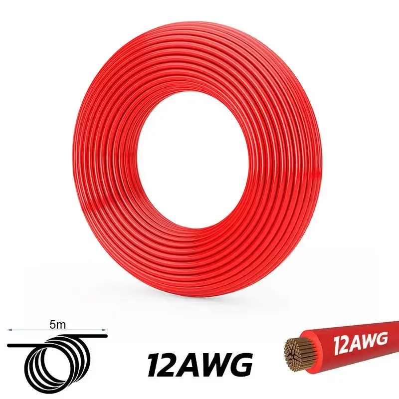 Cablu roșu 12 AWG – 5M Vezi acum