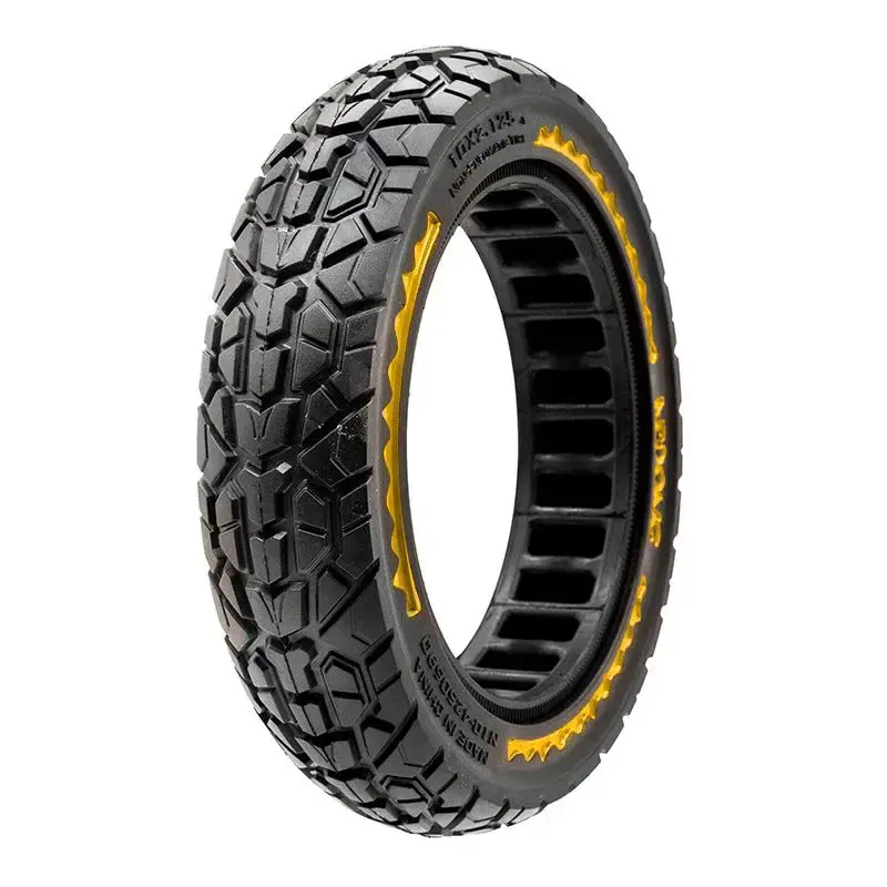 Roată solidă ultrauşoară de teren 10×2.125-6.5/B34 – galbenă [Nedong] Cumpărături sigure