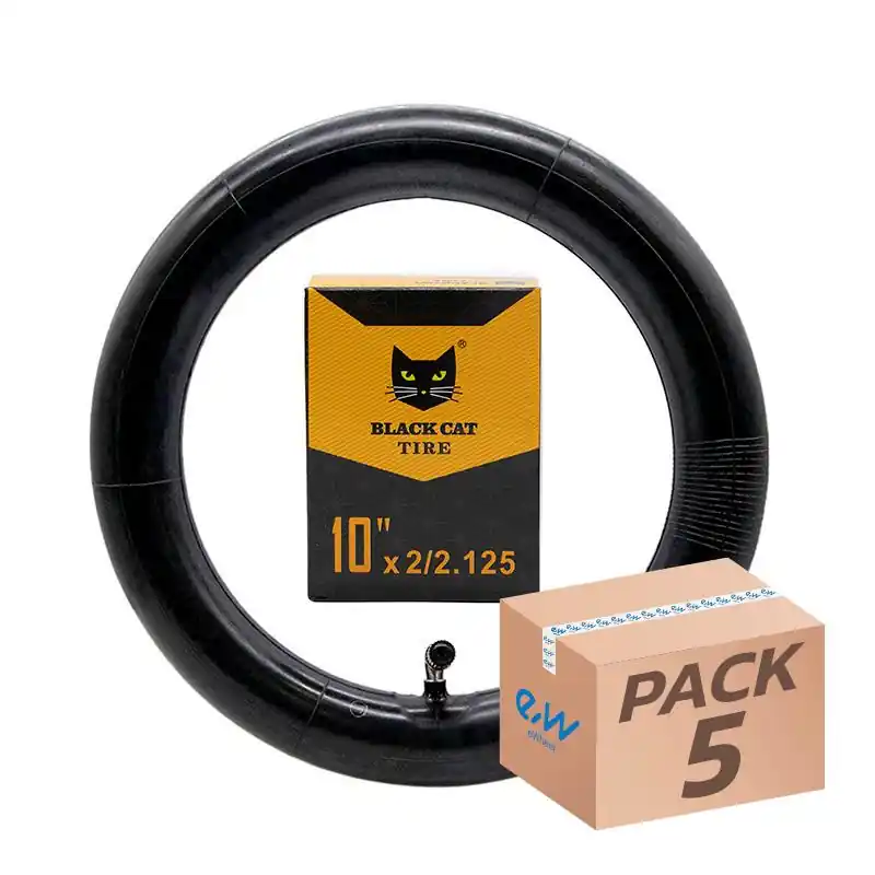 Plată sigură Cameră de aer pentru trotineta electrică 10x(2 | 2.125), valvă curbă 90×90, set 5 bucăți, | Motorevolution