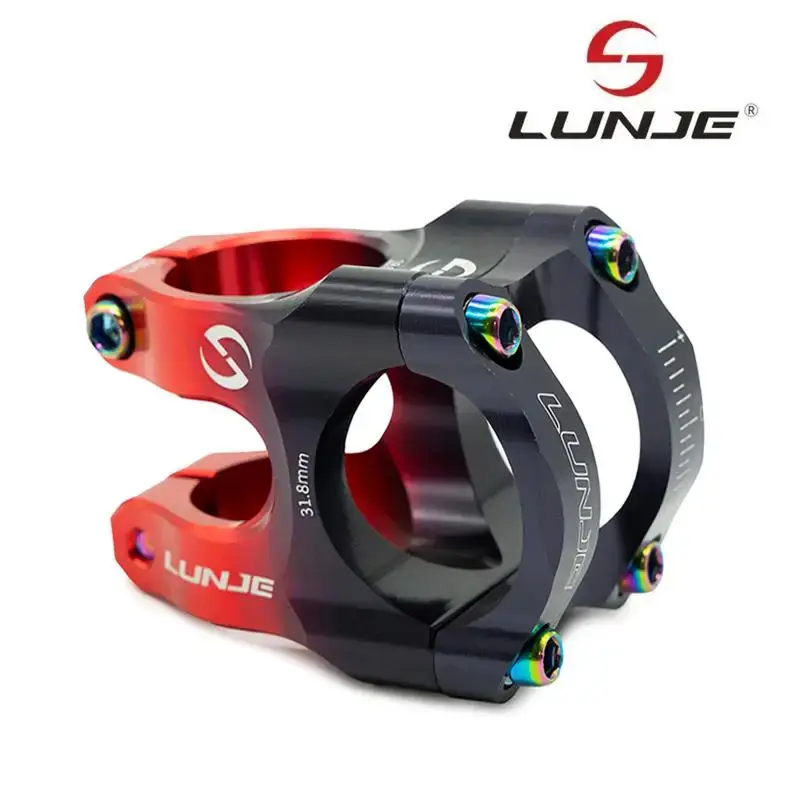 Tijă pentru ghidon de 31,8 mm EWPM-003 negru-roșu Ofertă exclusivă