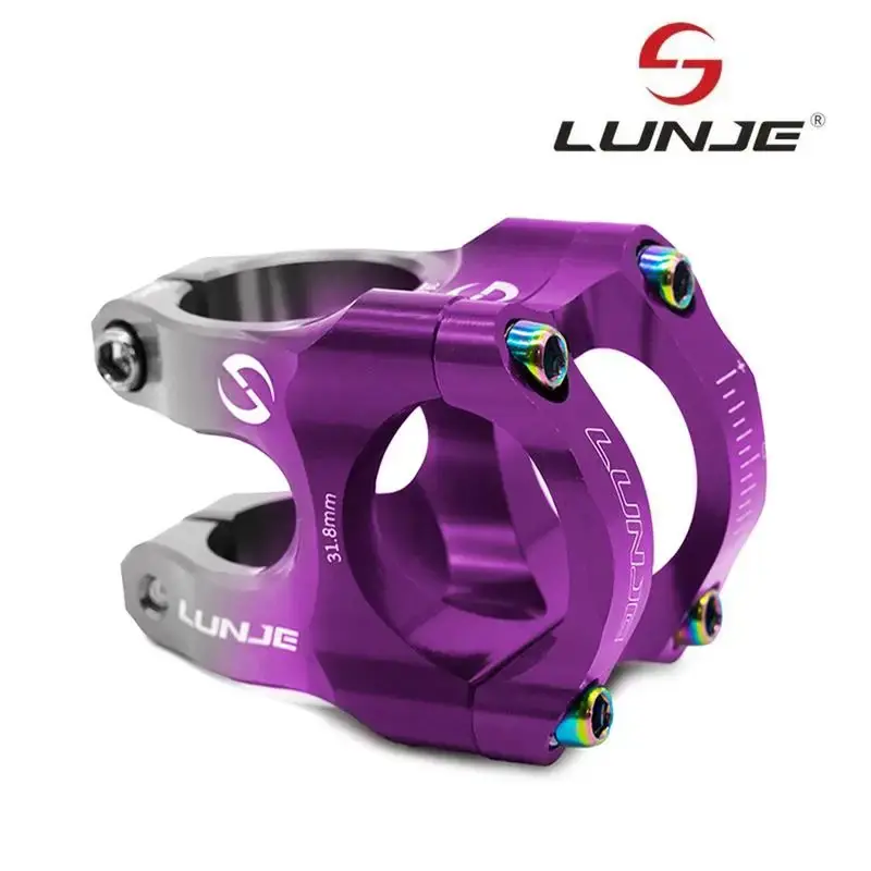 Tijă pentru ghidon de 31,8 mm EWPM-003 violet-gri Livrare gratuită