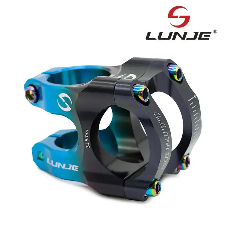 Tijă pentru ghidon 31,8 mm EWPM-003 Negru-Albastru Calitate înaltă