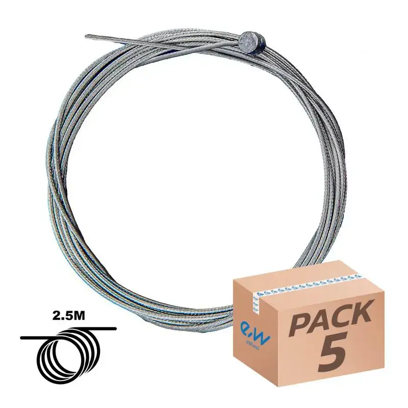 Cablu frana trotineta electrica lungime 2.5M – pachet de 5 bucati Reducere de preț