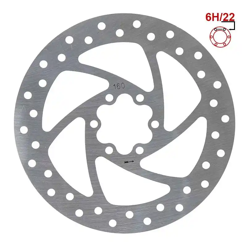 disc frana argintiu 160 mm 6h Reduceri