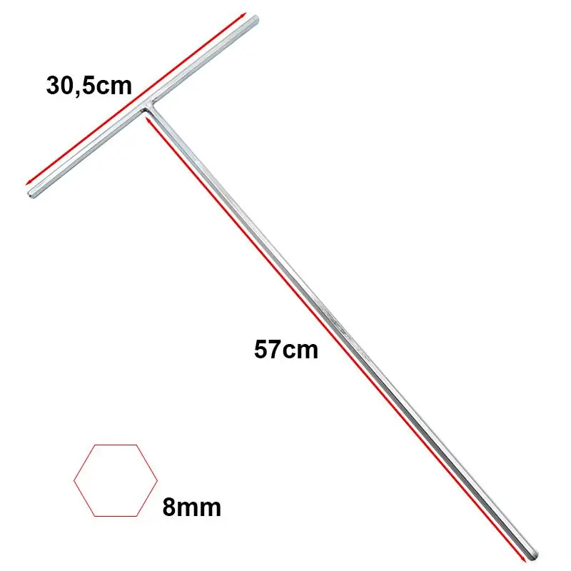 Ofertă limitată Cheie hexagonală premium M10/58cm pentru teava ghidon Smartgyro