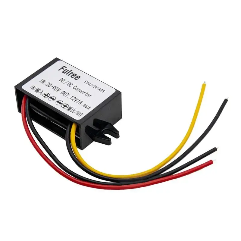 Convertor de tensiune, pentru trotineta electrică, FULREE DC 30-90V la 12V1A | Motorevolution Plată securizată