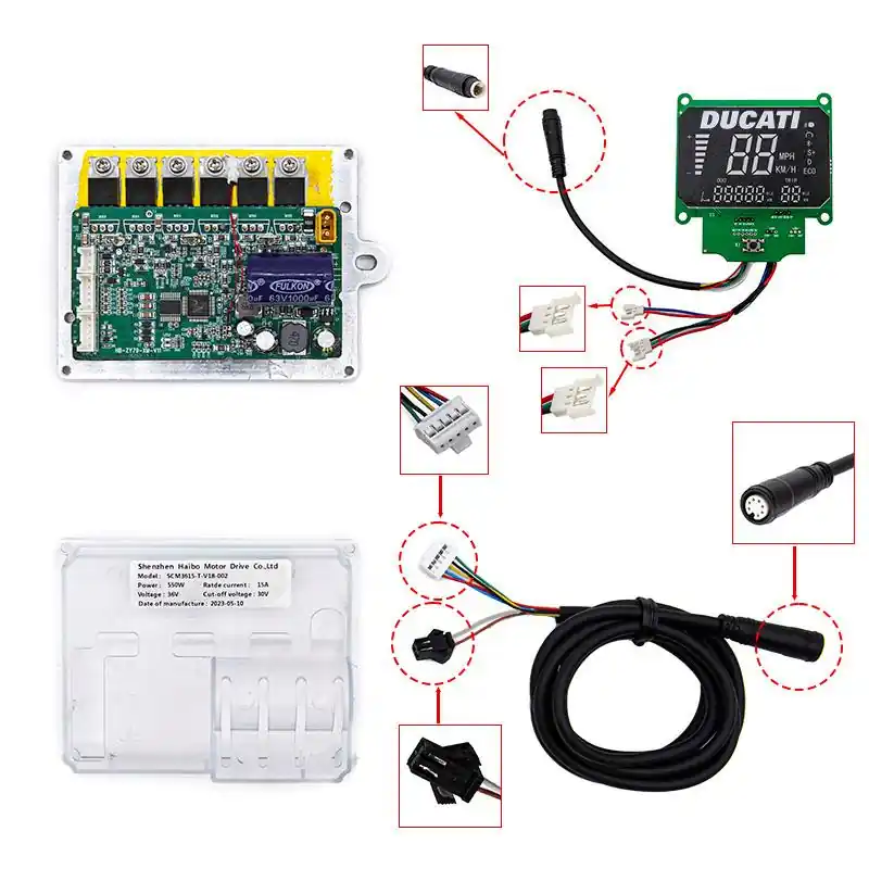 Kit Controler trotineta electrica + ecran KC9 36V 15A 550W pentru Ducati Preț redus
