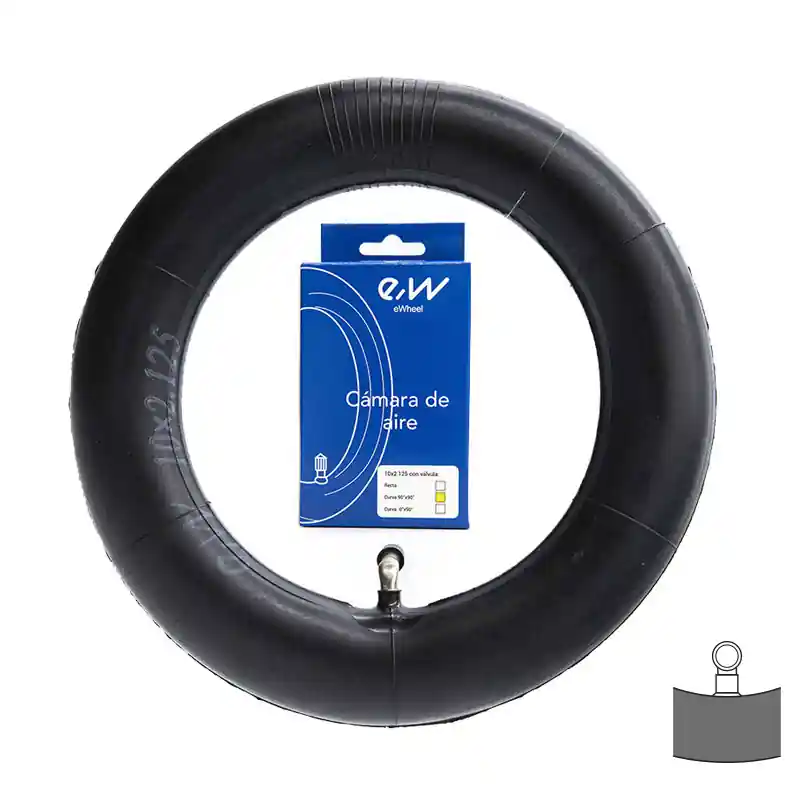 Cel mai bun preț Cameră de aer curbată 90×90º 10×2.125 [Ewheel]