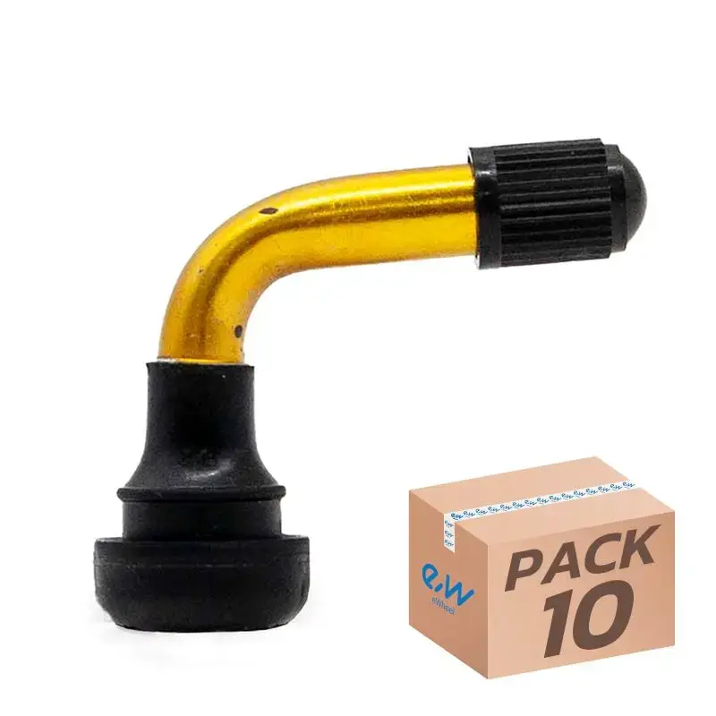 Set supapa valva tubeless curbată 90° fără tub PVR50 10 buc Ultima șansă