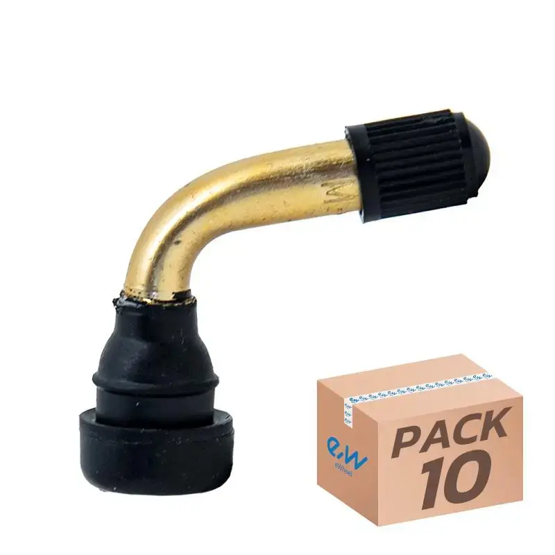 Set supapa valva tubeless curbată 90° fără tub PVR40 10 buc Cel mai vândut
