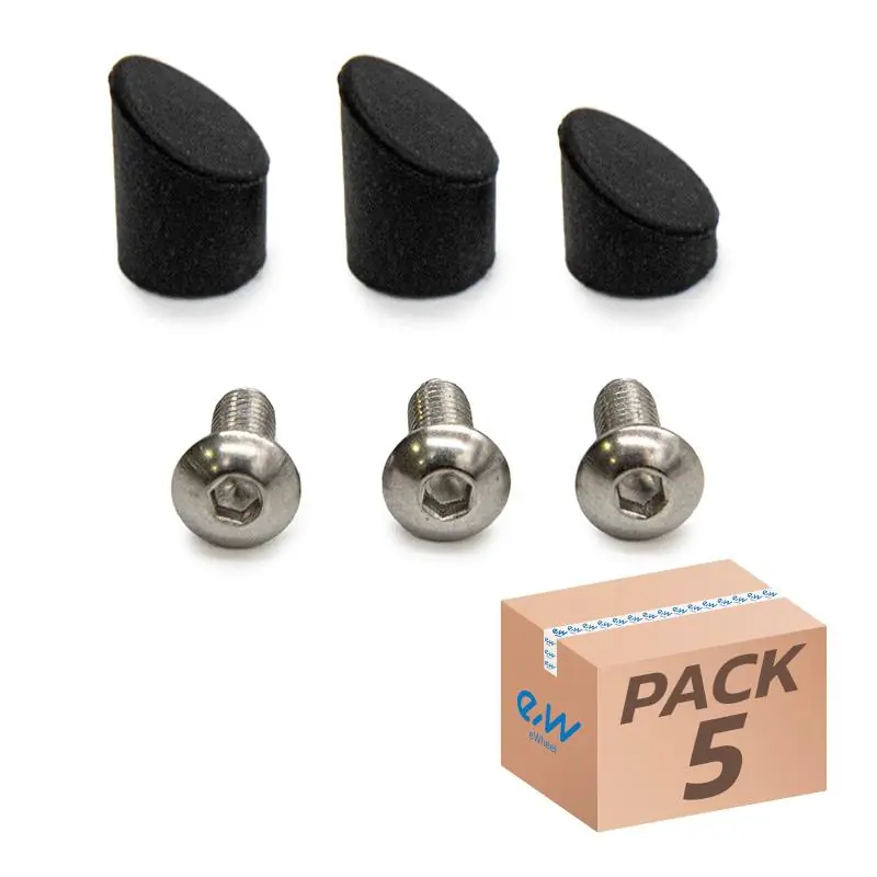 Livrare rapidă Set capace aripă – spate, GX1.0, trotineta electrică Xiaomi, 5 bucăți, negru | Motorevolution