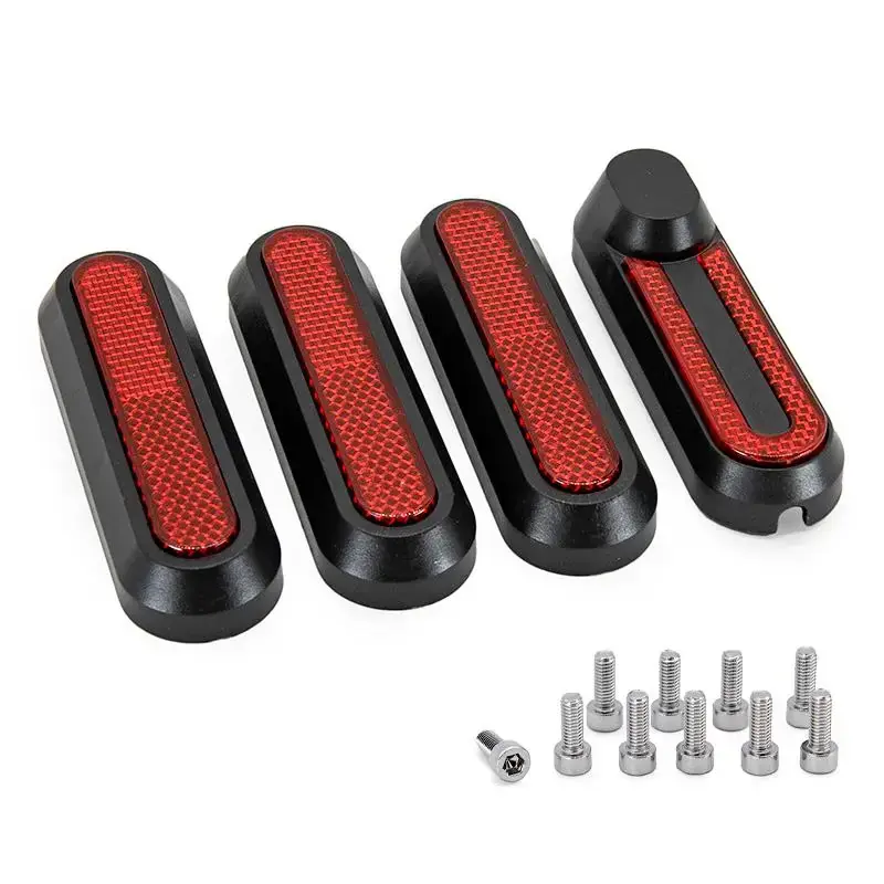 Set ornamente reflectorizante trotineta Xiaomi negru cu reflector rosu Cumpără acum