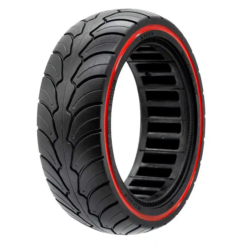Anvelopă plină 8×2.5-6.1/B58, pentru trotineta electrică Dualtron Mini, negru cu linie roșie | Motorevolution Plată securizată
