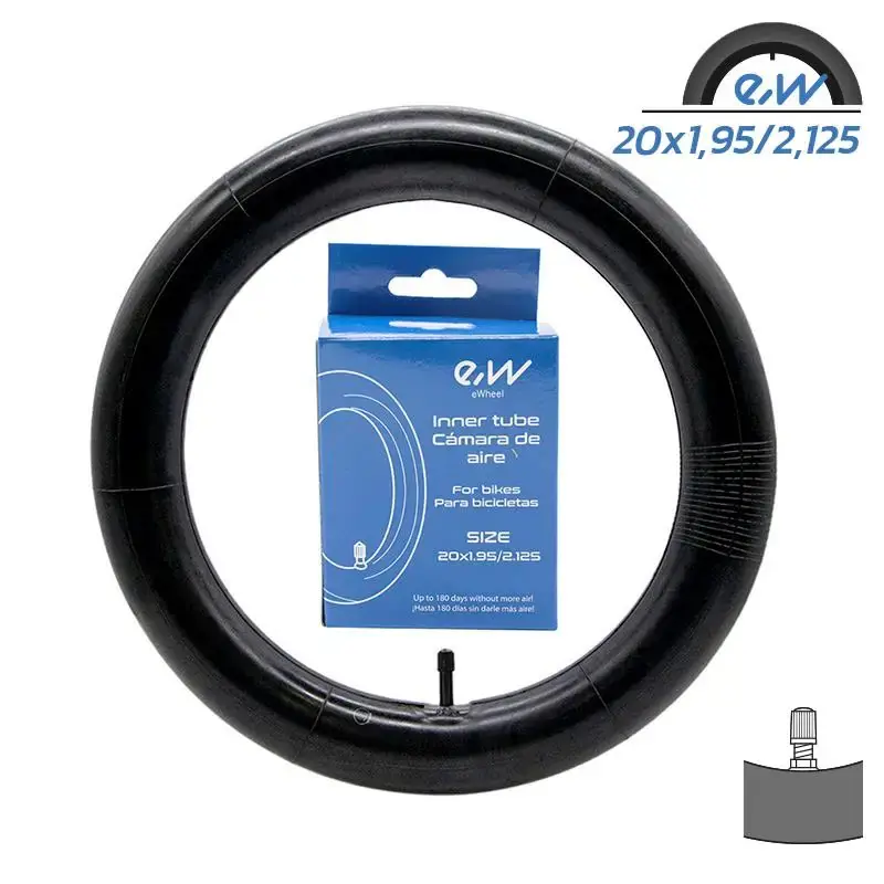 Cumpărături sigure Camera de aer trotineta electrica 20×1,9/2,125 Ewheel – valvă dreapta