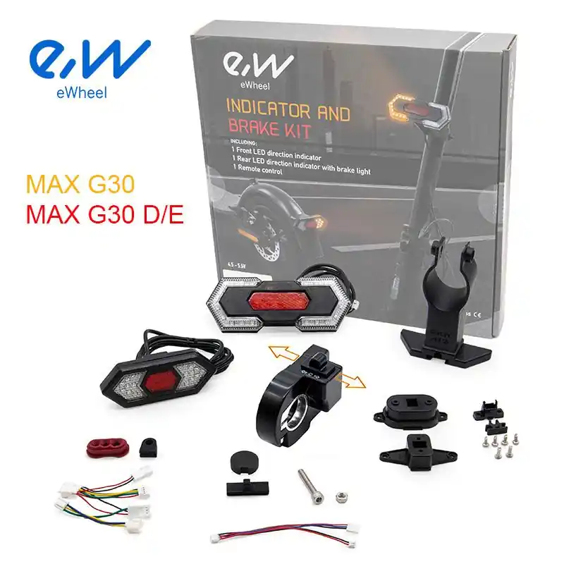 Retur ușor Kit semnalizatoare + lumina de frana si de pozitie eWheel pentru Ninebot Max G30/G30E/G30D