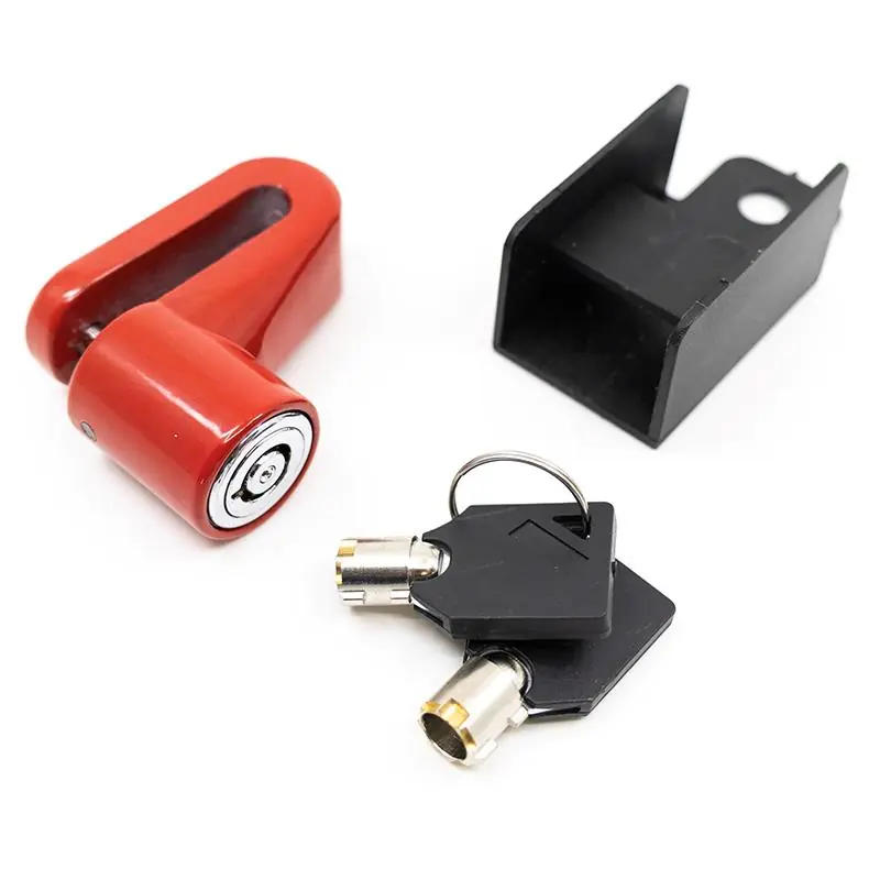 Sistem de blocare pentru trotineta electrică Xiaomi / Segway / Kugoo, roșu-negru | Motorevolution Cel mai vândut