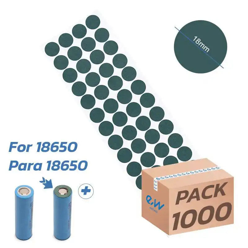 Cel mai vândut Saiba de izolare cu fibre pozitive 18650 – 1000 buc