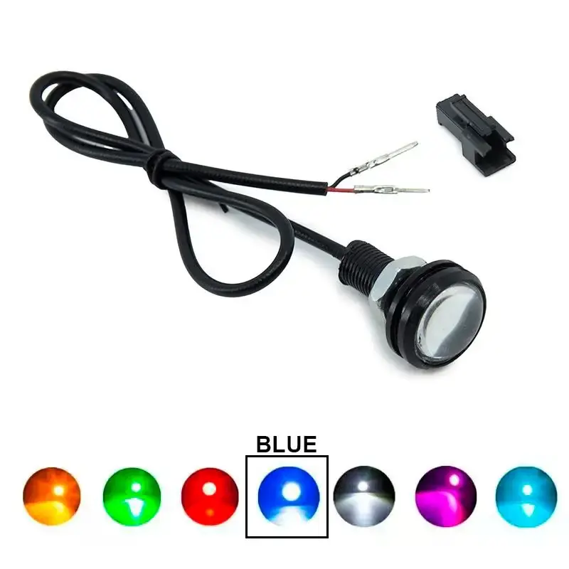 Chilipir Lampa stop trotineta electrica LED 12V eagle eye albastru