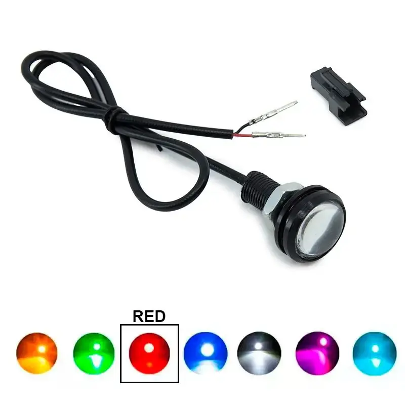 Lampa stop trotineta electrica LED 12V eagle eye rosu Vezi acum