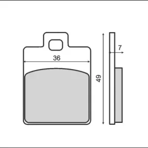 Set placute frana – CPI GTR – Gilera Runner – Stalker – Piaggio Liberty – NRG – Zip – Free – Vespa ET2 – ET4 – LX 50-400cc Ultima șansă