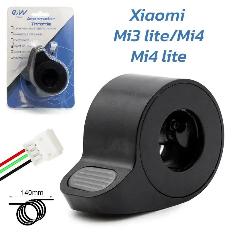 Livrare expres Maneta Acceleratie trotinete electrice Mi3 Lite/Mi4/Mi4 Lite Conector trotineta electrica JST ZH negru