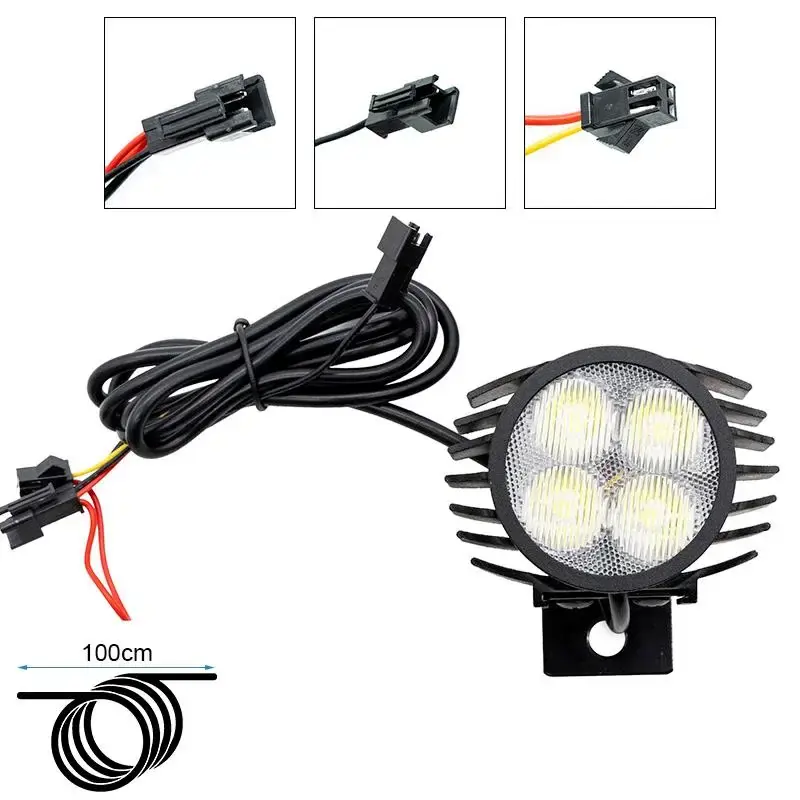Ofertă de sezon Far LED cu claxon trotineta electrica FC1 12-72V