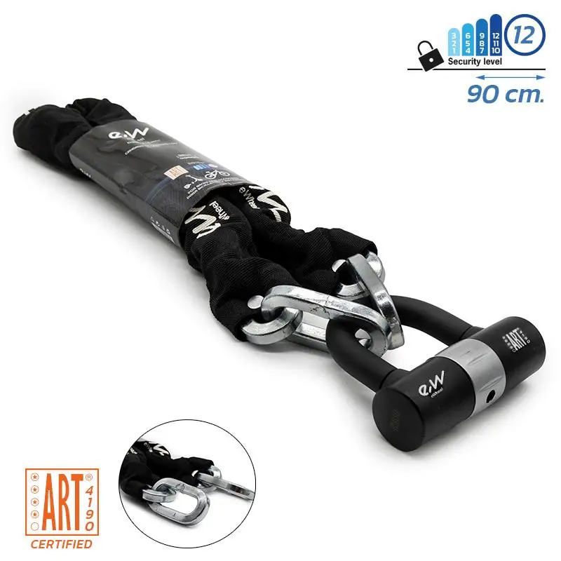 Nu rata Lanț anti – furt, trotineta electrică, 90 cm, EWLK011, negru | Motorevolution