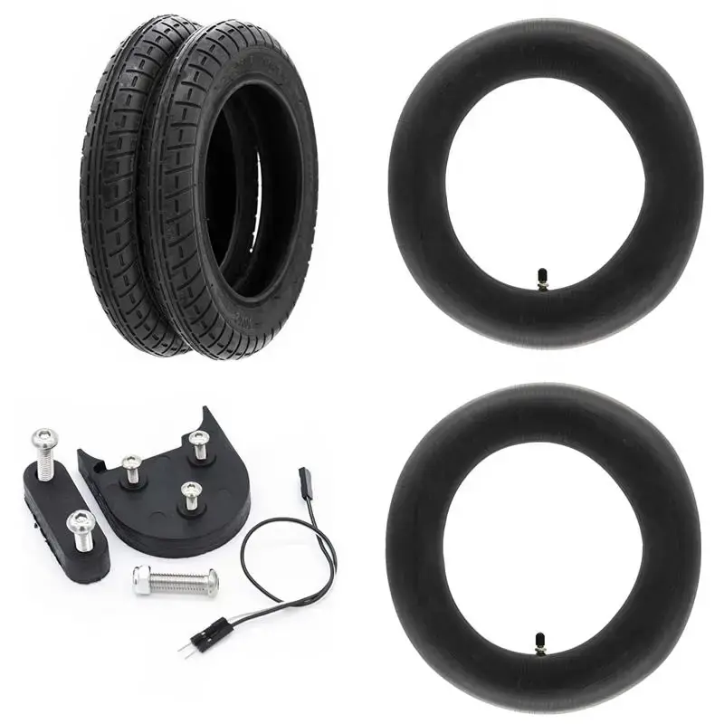 Ofertă specială Set anvelope, pentru trotineta electrică Xiaomi, negru, 10 inchi,  cu supapa dreaptă | Motorevolution