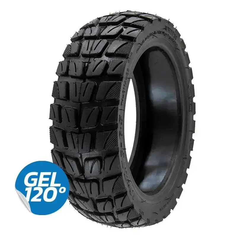 Anvelopă fără cameră (tube less) 10×2,75-6.5, pentru trotineta electrică, cu gel, negru | Motorevolution Transport gratuit