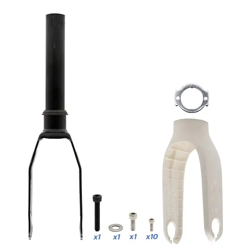 Furcă fata trotineta electrica Xiaomi M365 și Pro cu ornament alb Ofertă de sezon