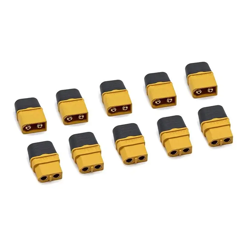 Transport gratuit Conector trotineta electrica cu protectie Amass XT60 – Pachet de 5 perechi tată si Pachet de 5 perechi mamă