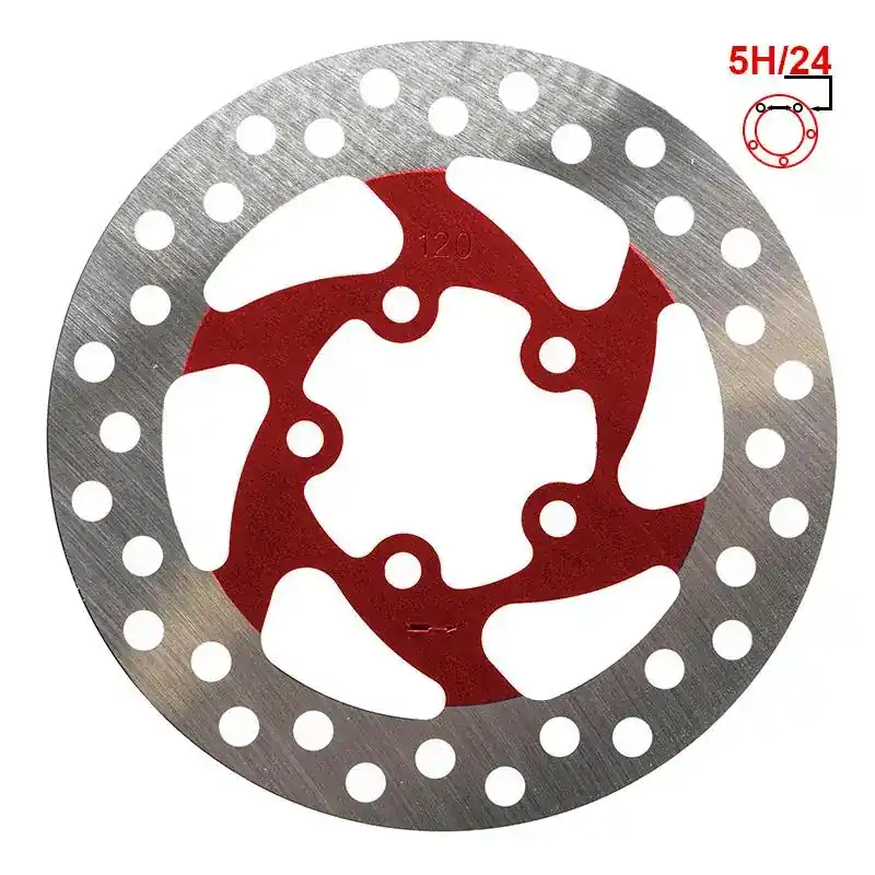 Ultima șansă Disc frana 120mm 5H rosu