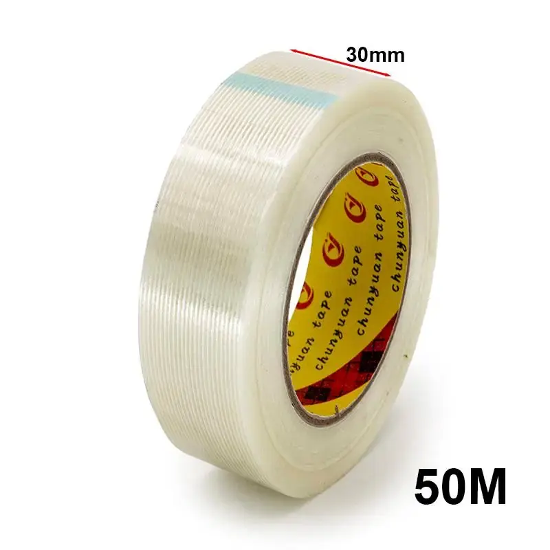 Preț promoțional Bandă adezivă din fibră de sticlă latime 30 mm lungime 50 m