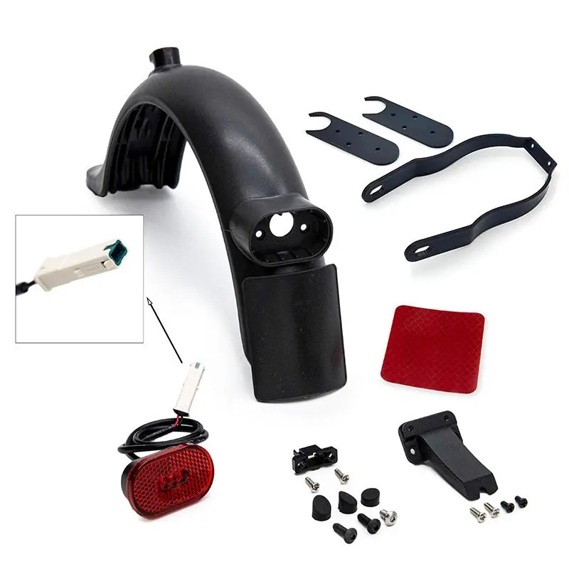 Cumpără acum Aripă – spate cu suport din plastic 8.5/10, pentru trotineta electrică Xiaomi  M365 / Essential / 1S /Pro / Pro 2 | Motorevolution