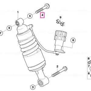 Șurub fixare M10X65X1,25MK - BMW Motorrad Cel mai bun preț