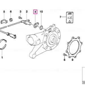 Distanțier 0,100MM - BMW Motorrad Reducere