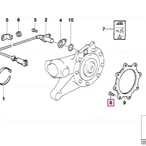 Reducere extra Șurub conic M5X12 - BMW Motorrad