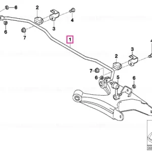 Cel mai vândut Stabilizator spate D=10MM - BMW