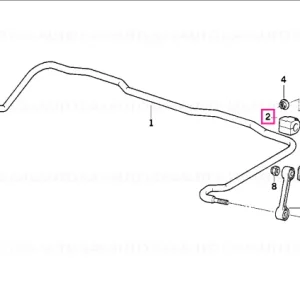Suport cauciuc stabilizator D=19MM - BMW Preț redus