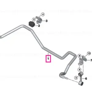 Cumpărături sigure Stabilizator spate D=18MM - BMW