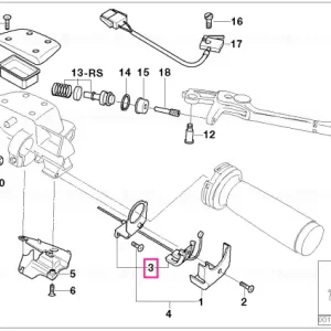 Transport gratuit Releu cablu accelerator B=2,4MM - BMW Motorrad