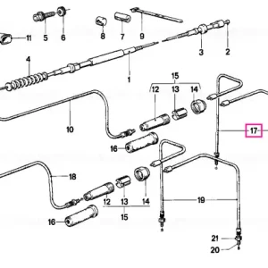 Cablu accelerator, L=382MM - BMW Motorrad Plată sigură
