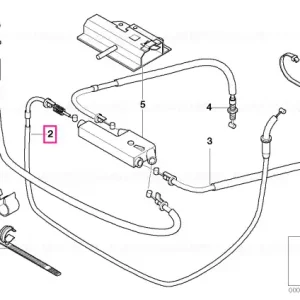 Cablu clapetă accelerație, L=1037MM - BMW Motorrad Comandă acum