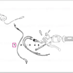 Preț redus Cablu accelerator, L=890MM - BMW Motorrad