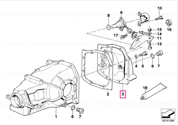 Chilipir Capac transmisie - BMW